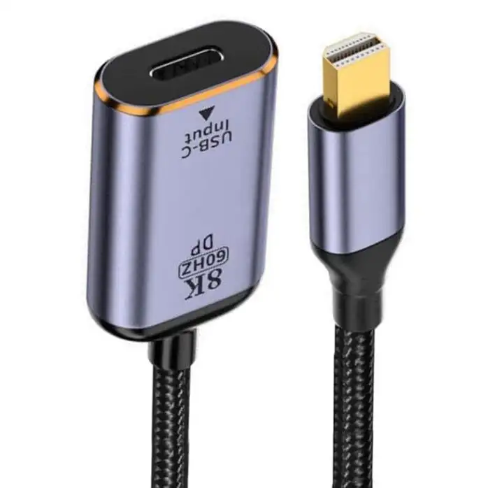 15ซม.CABLETOLINK USB-CประเภทCหญิงแหล่งมินิDisplayport DP 1.4 Sink HDTVสาย8K@60Hz 4K@120Hzสําหรับโทรศัพท์แท็บเล็ตแล็ปท็อป