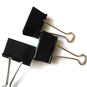 คลิปหนีบกระดาษ Comix/Qixin ขนาด 32 มม. สีดำ วัสดุโลหะ สำหรับเอกสารและงานเอกสาร - Product Image 2