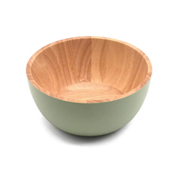 Bols à salade en bois, bols de service en bois, ensemble de bols pour table à manger, vaisselle en bois, articles de table sans danger pour les aliments