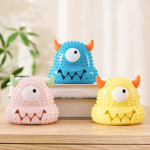 Jouet à mâcher pour chien en silicone de qualité alimentaire, petit monstre mignon, nettoyage <span class=keywords><strong>des</strong></span> dents, jouet interactif résistant aux morsures, jouet <span class=keywords><strong>sonore</strong></span>, fournitures pour animaux de compagnie - Product Image 2