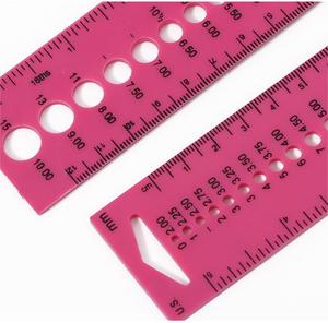 Aiguille de chandail en plastique en gros outil auxiliaire de mesure de couture étrier règle tissage ensemble accessoires pour couture couture - Product Image 3
