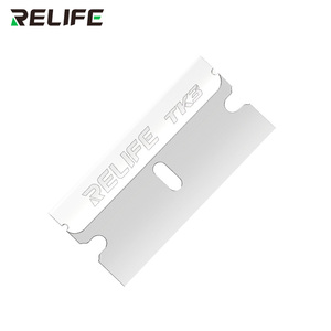 RELIFE <span class=keywords><strong>TK3</strong></span> 100 piezas/caja Cuchillas para Reparación de Teléfonos Móviles, Eliminación de Pegamento OCA, Cuchillas de Limpieza de LCD, Separación/Eliminación de Pegamento/Herramienta de Corte - Product Image 2
