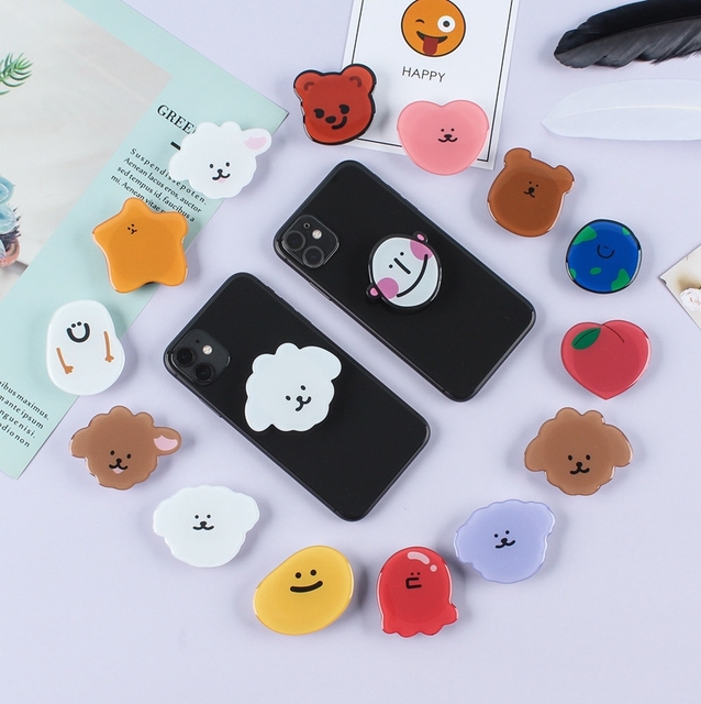 Custom Acrylic Phone Grip Socket Mobile Holder Stand Personalized Acrylic Pop Grip for Smartphones