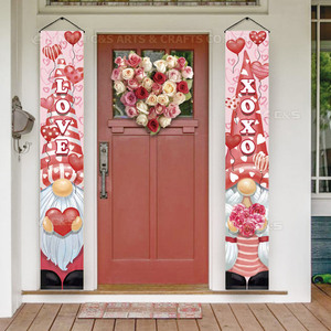 Xie Cheng Crafts – Décorations de fête pour la Saint-Valentin et anniversaire de mariage : Bannière de porte, drapeaux en plastique et polyester - Product Image 3