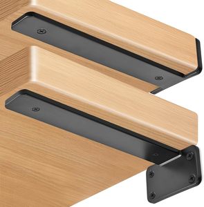 <span class=keywords><strong>6</strong></span> inch màu đen L Kệ Khung 1/<span class=keywords><strong>5</strong></span> inch Sắt dày Kệ Chân đế cho Kệ hỗ trợ - Product Image 3