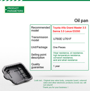 U760E U761F carter d'huile de transmission <span class=keywords><strong>automatique</strong></span> pour Toyota Lexus pièces de rechange système de châssis transmission 35106-73010 35106-33070 - Product Image 5
