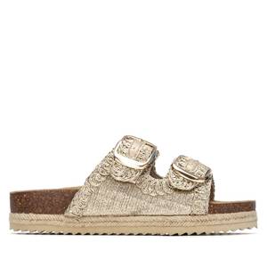 Xti Women's Low Slipper 145072 Gold 37 Heel Height 4 Cm Air Color Slides - Product Image 1
