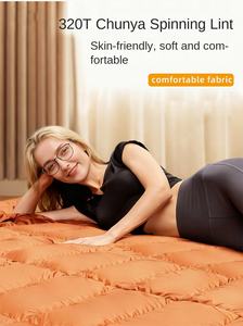 Saco <span class=keywords><strong>de</strong></span> <span class=keywords><strong>Dormir</strong></span> Tipo Sobre para Invierno, Resistente al Frío, con Plumas <span class=keywords><strong>de</strong></span> Pato Blancas, Forma <span class=keywords><strong>de</strong></span> Huevo, para Acampar al Aire Libre, Engrosado, 320T, Hilado Chunya - Product Image 2