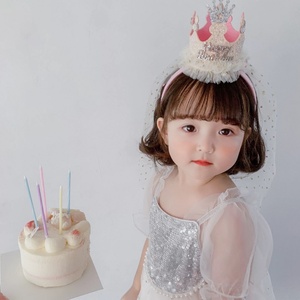 Luckykoo - Diademas de Encaje para Niñas, Accesorios para el Cabello, para Fiestas de Cumpleaños, para Niñas Pequeñas, Princesas - Product Image 6