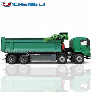 Camion benne électrique pur à couple élevé et zéro émission 8x4 pour travaux de construction et miniers - Product Image 5