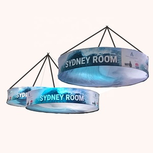 Espositore Pubblicitario per Fiere ed Eventi, Struttura in Alluminio Quadrata, Banner Stampato in Tessuto, Display Personalizzato a Colori - Product Image 2