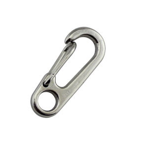 Mosquetón RICHWITS de Acero Inoxidable 304, Forma Ovalada, Gancho de Resorte, Equipo de Escalada - Product Image 3