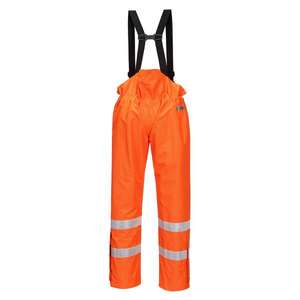 PORTWEST - S780ORRL Bizflame Rain non doublé hi-vis antistatique FR pantalon orange-EAN 5036108151110 FLAME RESISTANT WORKWEAR - Product Image 2