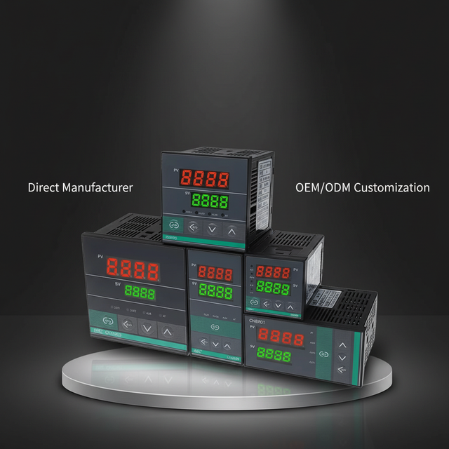 CHB902 OEM/ODM Customizable Plastic Temperature Controller IP55 Rating Solid State Relay Output Thermocouple/Thermistor Input