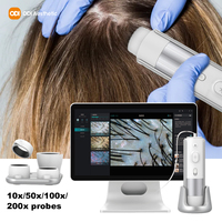 Odi Beauty Escáner de Cuero Cabelludo para Salón de Belleza de Alta Calidad, Detector de Folículos Capilares HD, Analizador de Pelo de Piel, Máquina de Análisis de Cuero Cabelludo Ai
