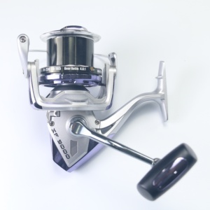 Cast Bait Casting Spinning CNC Big Game Handle Carrete de pesca de línea larga en stock Rueda de pesca de agua salada grande - Product Image 3