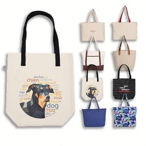 Bolsos de Mano de Alta Calidad OEM al Mejor Precio para Mujer, Bolsos de Lujo para Dama, Bolsa de Compras de Algodón, Bolsa de Moda, Lona Natural, 2-4 Días - Product Image 1