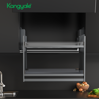 China Preço por atacado Pull Down Cabinet Organizer Cozinha Wall Cabinet Electric Smart Elevator Basket