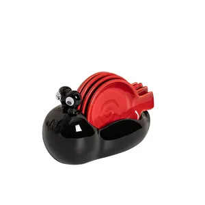 High Quality Novelty Snail <strong>Condiment</strong> Bowl <strong>Set</strong> <strong>Stackable</strong> Seasoning Plates Custom Logo Acceptable Bulk Supply - Product Image 5