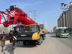 SANY STC500 50 Ton Hydraulic Mobile <b>Crane</b> 45 5m Telescopic Boom Heavy Duty Construction Truck <b>Crane</b> - Product Image 5