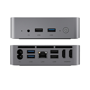 Oumax N N5095 Mini <span class=keywords><strong>PC</strong></span> con 8GB DDR4 128GB SSD HD Display Core Intel Celeron CPU Chipset Win11pro <span class=keywords><strong>Gaming</strong></span> <span class=keywords><strong>Computer</strong></span> Desktop - Product Image 2