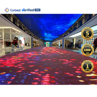 Intérieur P1.9 P2.6 P3.9 1.9Mm Pleine Couleur Piste De Danse Écran D'affichage Led 2M X 3M Interactive Plancher Led Mur Vidéo 9X12 Ledwall