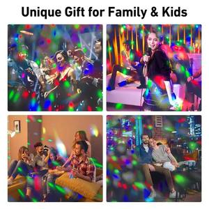 Luces de Pared Creativas de Doble Cabezal con Control Remoto, Luces de Ambiente, Luces de Bola de Discoteca, Tres Temperaturas de Color Ajustables - Product Image 6