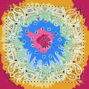 Masque de style hip-hop de haute qualité en coton biologique Sports de plein air Bandana carré imprimé par sublimation avec logo personnalisé - Product Image 3