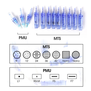 ตลับเข็มสักลาย <span class=keywords><strong>Dr</strong></span> Pen A1 แบบใช้แล้วทิ้ง ขนาด 1RL 7RL สำหรับสักคิ้ว ศิลปะบนร่างกาย สักถาวร เข็มสแตนเลส 316 - Product Image 5