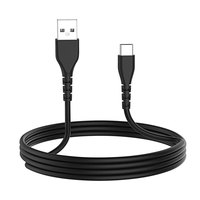Cable USB C de PVC de Alta Calidad, 5V 3A, Carga Rápida, Cable de Datos Tipo C con Cobre Estañado, 480Mbps, Cable de Carga USB-A a C para Teléfono Inteligente