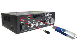 Nhà Máy Cung Cấp <span class=keywords><strong>Mini</strong></span> Karaoke Nhà Xe Stereo Loa Siêu Trầm Bass 2 Kênh Điện Âm Thanh Bộ Khuếch Đại Với USB & Mixer Cho Nhà & Xe - Product Image 5