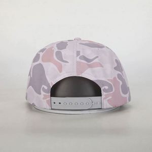 Casquette de golf non structurée Meidiney personnalisée avec logo patch 5 panneaux, style old school, camouflage canard, visière plate, snapback, de l'usine OEM - Product Image 6