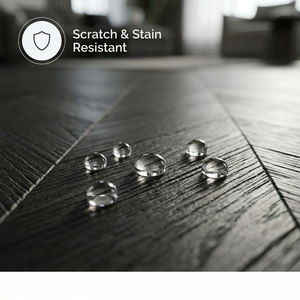 <span class=keywords><strong>Parquet</strong></span> en chêne blanc brossé moderne, finition UV, épaisseur 14-15 mm, système de pose clipsable, pour salon - Product Image 2