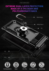 Funda trasera de armadura de soporte de anillo de Metal antiarañazos para <span class=keywords><strong>Google</strong></span> <span class=keywords><strong>Pixel</strong></span> 9A 8A 7A 6A 5A 4A 5G <span class=keywords><strong>6</strong></span> 7 8 9 Pro XL 5 - Product Image 3