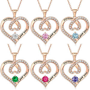 Collar de Joyería de Moda, Collar con Colgante, Joyería Fina, Collar de Plata 925, Joyería para Mujer, Plata de Ley 925, Joyería Amor - Product Image 1