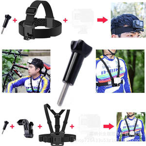 Kit d'accessoires pour GoPro 10 & 9, sangles de poitrine et d'épaule en PC et métal de haute qualité, kit adaptateur de cyclisme trois pièces - Product Image 2