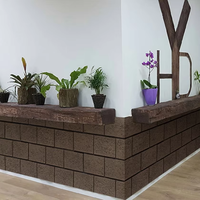 Panneau mural moderne NEU imperméable et ignifuge en fausse brique pour l'intérieur et l'extérieur du logement Mur de briques décoratif extérieur décoratif