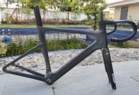 CAMP Cadre complet en carbone pour vélo, frein à disque à montage plat, groupe hydraulique, cadre en fibre de carbone