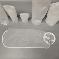 Sac en nylon PP PE lait 7 pouces filtre chaussettes 0.2 5 25 200 300 micron pour filtration liquide vente directe d'usine