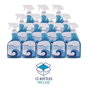 Boardwalk 32 oz Trigger Spray Bottle <b>Industrial</b> Strength Glass <b>Cleaner</b> with Ammonia 12/Carton - Product Image 4