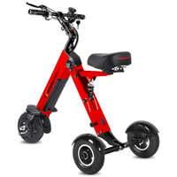 Trottinette électrique pliable à 3 roues TopMate ES33 en alliage d'aluminium léger, batterie 36V 7.8AH, fonction marche arrière, clé, 250W, étanche