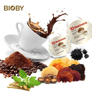 Cápsulas de Café Instantáneo Orgánico Bioby OEM de Marca Privada 10 en 1 <span class=keywords><strong>con</strong></span> Ashwagandha, Shilajit y Adaptógenos para el Sistema Inmunitario, 12 Cápsulas, 120g - Product Image 2