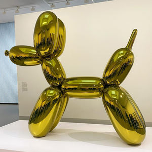 Grande sculpture intérieure moderne personnalisée pop art ballon grandeur nature en fibre <span class=keywords><strong>de</strong></span> verre sculpture <span class=keywords><strong>de</strong></span> <span class=keywords><strong>chien</strong></span> sculpture <span class=keywords><strong>de</strong></span> sol en résine décoration <span class=keywords><strong>de</strong></span> la maison - Product Image 2