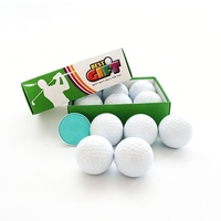 Balles de golf personnalisées avec logo, 3 pièces, en uréthane coulé PU, qualité tournoi professionnelle, toucher doux, longue distance, durables, avec boîte personnalisée