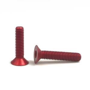 Vis à tête fraisée hexagonale M2-M10 en aluminium anodisé coloré 6061/6063/7075 - Certifiées ISO9001 - Product Image 3