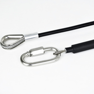 Fune in Acciaio Zincato Rivestito in PE/PVC ad Alta Resistenza con Anello, Vendita Diretta dalla Fabbrica - Product Image 3