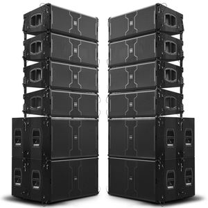 Système audio vidéo professionnel, éclairage de haute qualité, haut-parleur étanche, ligne de haut-parleurs passifs, système sonore extérieur, haut-parleur passif L208 - Product Image 1