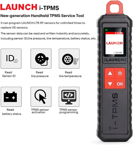 LAUNCH X-431 ITPMSハンドヘルドTPMSサービスツールX-431スキャナーまたはI-TPMS APPを使用した作業すべての315/433MHz Sensorslaucnh - Product Image 5