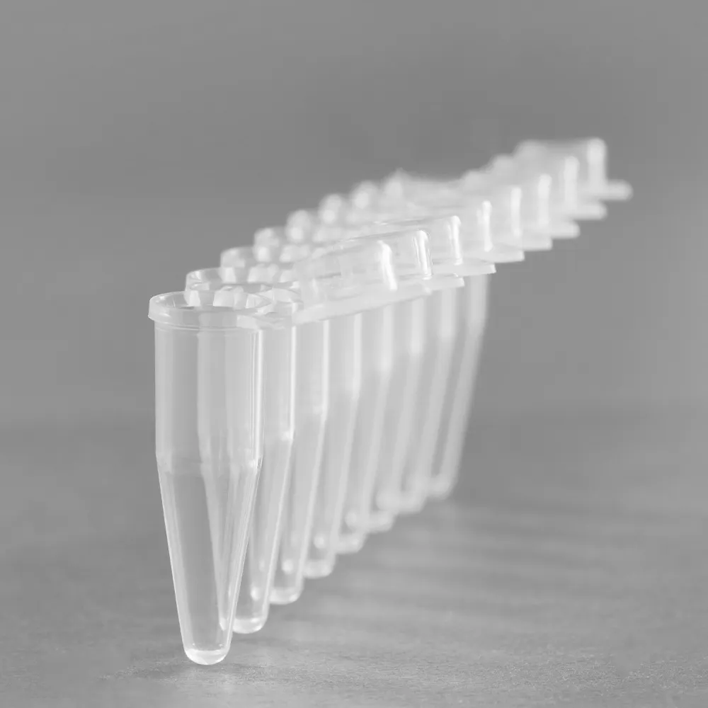 遠心管マイクロ0.2ml 8個8個PCRストリッププラスチックPCRチューブラボ用