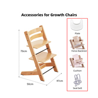 Chaise Haute Évolutive pour Bébé et Enfant avec Coussin, Barrière et Plateau Repas – Accessoires Essentiels pour les Repas – Vente en Gros Usine